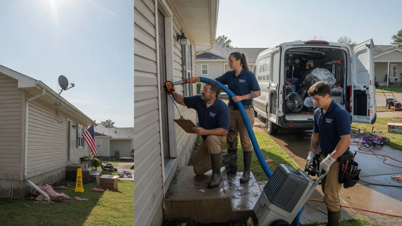 Ceiling Water Damage Restoration in Jonesville, LA near me